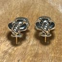 David Yurman Vintage  Sterling Silver & 14K Gold Door Knocker Acorn Drop Earrings Photo 9