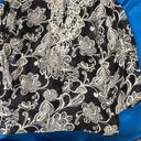 Oscar de la Renta  beautiful chiffon blouse with handmade embroidery Photo 0