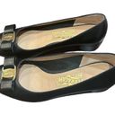 Salvatore Ferragamo Vara Bow Pump black  Leather Shoes Size 7.5 Made In Italy Photo 1