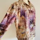 Vintage Y2K 90s Impulse California Faded Rome Italy Print Pattern Jacket M Size M Photo 4