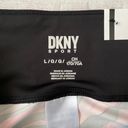 DKNY NWT women L high waist pull on compression leggings multicolor Photo 1