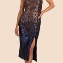 Trina Turk 💕💕 Stella Dress ~ Supernova Sequin Moonstone/Midnight Ombre 8 NWT Photo 3