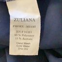 Vintage Blue Zuliana  tie cover up/sarong Made in USA. NWT Photo 3