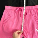 PINK - Victoria's Secret  Pink Logo Y2K Fleece Cut-off Loungewear Sweat Shorts Photo 6