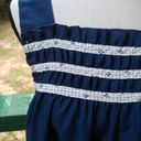 Vintage Blue  Smocked Dainty Tank Photo 2