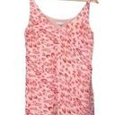 CAbi  coral leopard print tank top adjustable straps lined small chiffon Photo 0