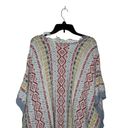 CAbi  Love Carol Women's Top Siesta Knit Poncho Boho Fringe Sweater Cardigan XS Photo 8