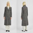 Isabel Marant  Overton Boucle Wool Longline Double Breasted Coat in Gray Sz 10 US Photo 9