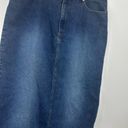 Vintage Y2K Boho Denim Maxi Skirt Size 16 Plus Size Early 2000s Photo 2