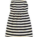 Crown & Ivy  petites navy and cream striped dress Photo 0