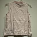 Everlane  pink/white striped crew neck sleeveless top size XS Photo 2