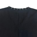 St. John  Sport Black 3/4 Sleeve Shirt Blouse Top Wool Blend Stretch Size Medium Photo 5