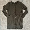 Zenana Outfitters ‎ Plus Shirred Waist Buttoned Cardigan 1x Photo 2