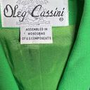 Oleg Cassini Vintage  Green Navy Blazer Photo 5