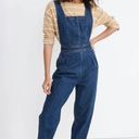 Madewell NWT  Women’s Tapered Overalls in Dunson Wash | Blue | 10 Photo 0