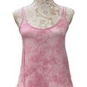 Rachel Zoe  Pink Tie dye Tank Top Camisole Adjustable Straps NWT Size Small Photo 0