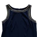 Jessica Howard  Dress Navy Blue Gold Studded Embellishment Sleeveless Size 8 Photo 7