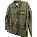 Marine layer  Jacket Womens XS Green Linen Blend Zito Chore Utility Coat Pockets Photo 1