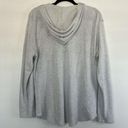 INC EUC  Grey Sweater Top Sequin Stars Top Lace Up sz XL Photo 5