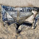 American Apparel  High-Rise 90s Acid Wash Denim Shorts, Size 24W Photo 3