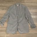 J.Jill  Jacket stretch Grey  Linen Blend Blazer Tie Back Pockets M petite Photo 0