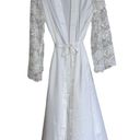 Inc international NWOT  CONCEPTS Lace Sleeve Satin Robe Photo 4