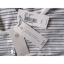 AG Adriano Goldschmied NWT AG Jeans The Aiden Henley in Medium Heather Gray Striped Tee Top XS $148 Photo 3