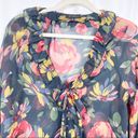 Majorelle  Floral Ruffle Semi Sheer Peasant Top Photo 3