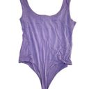 Naked Wardrobe NWT  Iris Purple Tank Top Bodysuit Photo 1