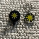 Filipino Flag SUN Iconic Bottle Cap & Matching Badge Reel Handmade Photo 0