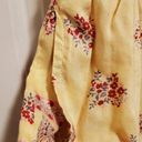 Angie Yellow Strapless Sleeveless Floral Elastic Romper Photo 5