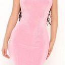 Heart & Hips Pink Halter Slinky Mini Dress Photo 1