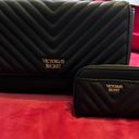 Victoria's Secret Victoria Secret Black & Gold chain Crossbody Purse + Small Wallet With Zip  Photo 4