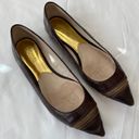 Michael Kors MICHAEL  Haya Flat Pointed Toe brown leather Ballet Flat Photo 12