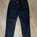 Abercrombie & Fitch  Women's Black Solid High Rise Dad Jeans Size 30/10 Photo 0