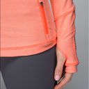 Lululemon HP!  Love Some Run long sleeve orange 10 top. Photo 5