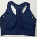 Tommy Hilfiger  Performance Racerback Seamless Longline Sports Bras Navy Blue NEW Photo 7