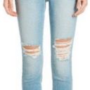 Cello Mid-Rise Open Destruction Crop Skinny Jeans Photo 0