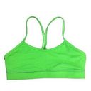 Lululemon  flow y bra bright green soulcycle sports bra women’s size 6 nulu yoga Photo 0