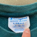 Champion Vintage X-Small  Reverse Weave Crewneck Sweater Turquoise/ Aquamarine Photo 1