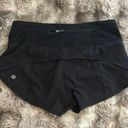 Lululemon Black Speed Up Short 2.5” Photo 0