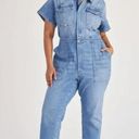 Good American NEW $169  Blue Denim Fit For Success Jumpsuit Photo 3