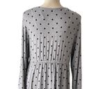 Soma Polka Dot V-neck Dress Women’s Size L Drawstring Pockets Lounge Comfortable Photo 4