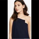 Michelle Mason  One Shoulder Shift Dress Photo 3