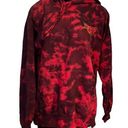 Broken Promises  Small Red Tie Dye Hoodie Trio of Roses Zumiez Photo 0