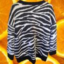 Band of Gypsies  Zebra Pattern‎ Sweater Size Large Photo 4