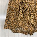 Target  A New Day Leopard Cheetah Animal Print Tie High Waisted Shorts  M medium Photo 8