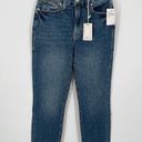 Good American  Good Classic Raw Edge Ankle Jeans NEW Size 2 Stretch Women's Blue Photo 0