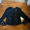 Hollister 2010s  Fringe Motorcycle Jacket Photo 0