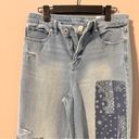 Style & Co  Petite High-Rise Patchwork Vintage Classic Mom Jeans Size 6 Petite Photo 3